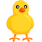 Front-Facing Baby Chick emoji on Messenger